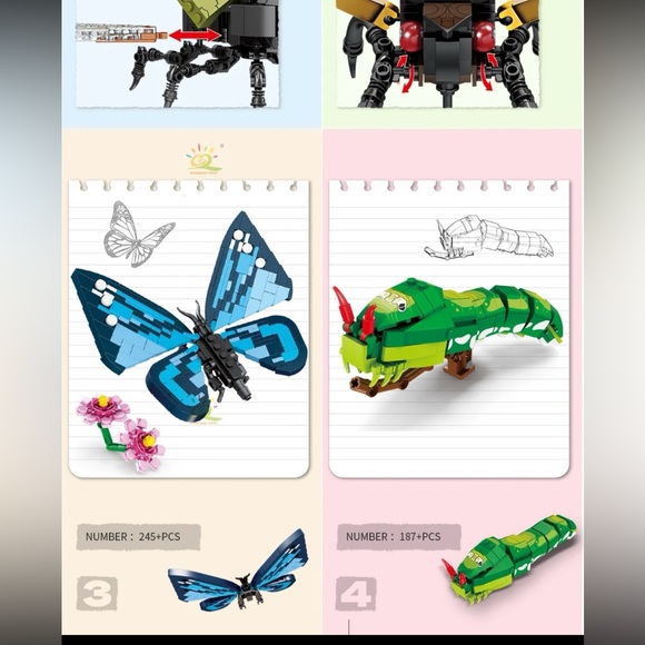 Butterfly 🦋 Insect Series Bug Collection - Picture 7 of 7